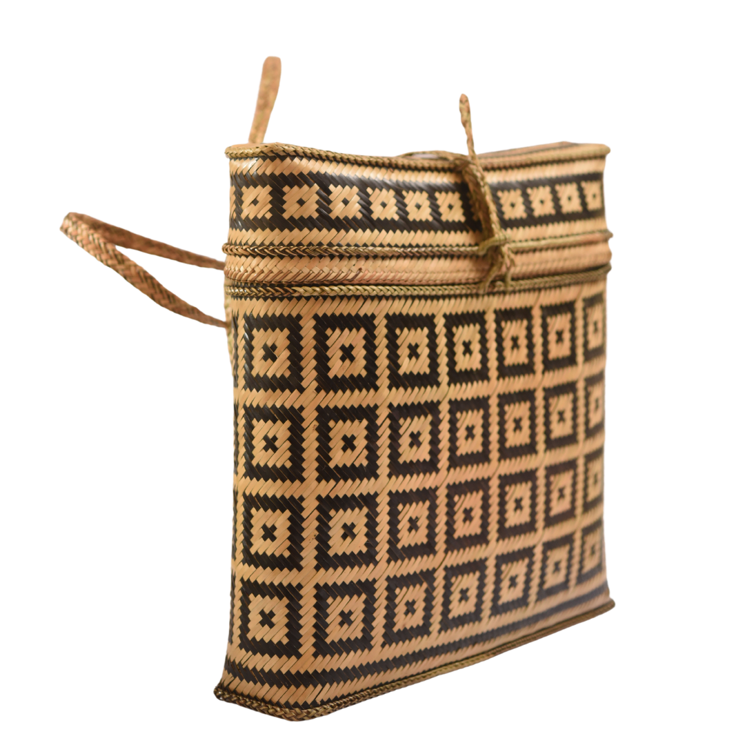 Backpack (Small Drumata Black Design) from South Upi